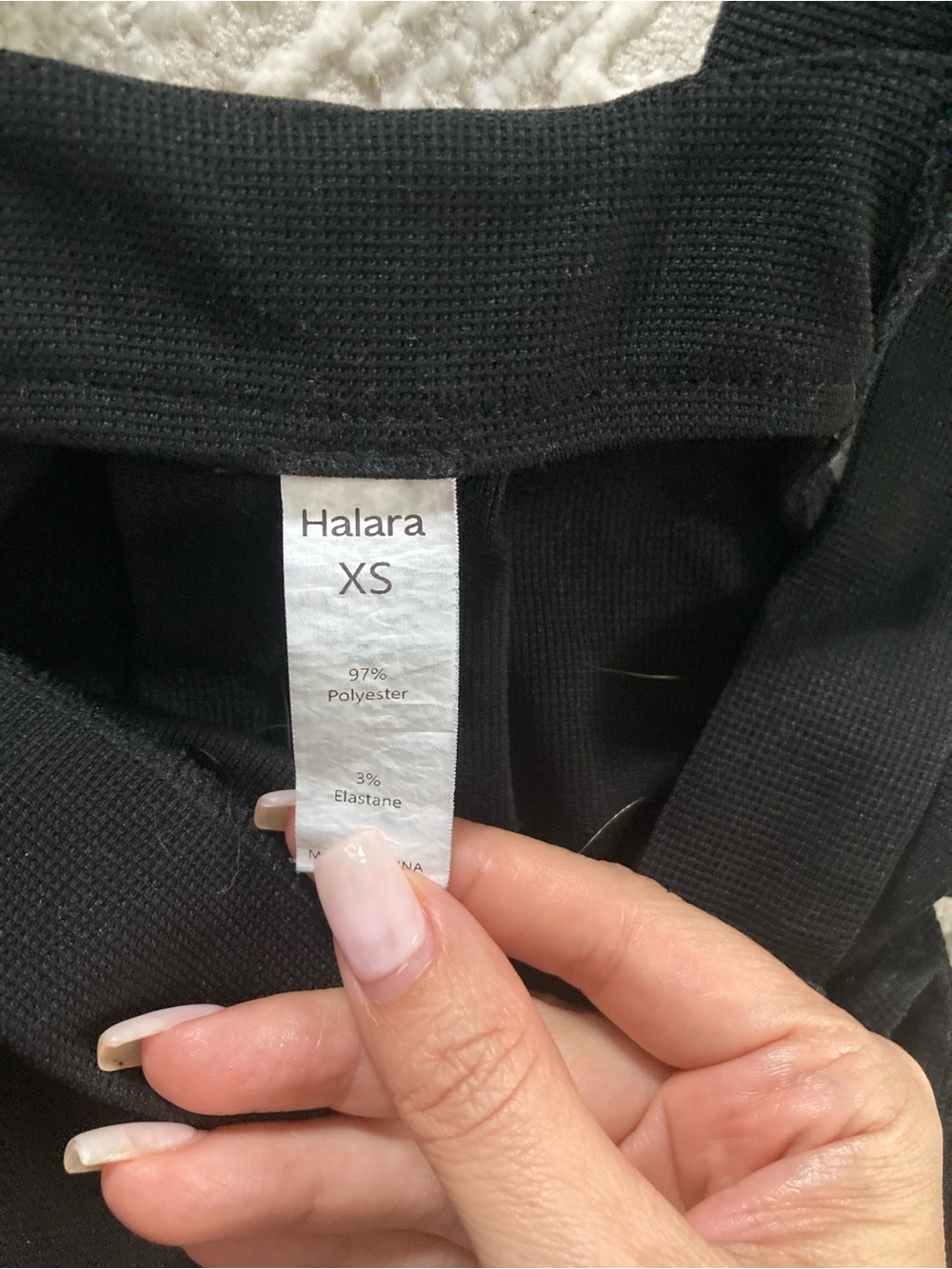 HALARA Black Wide-Leg Overalls Jumpsuit - Picture 3 of 6
